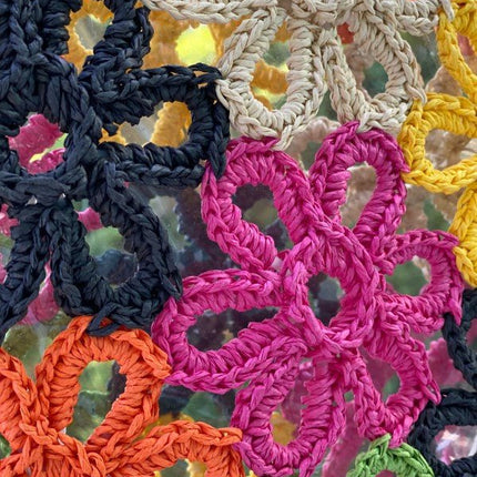 Floral Tote Bag - Handcrafted Power Blooms - Quality Wave