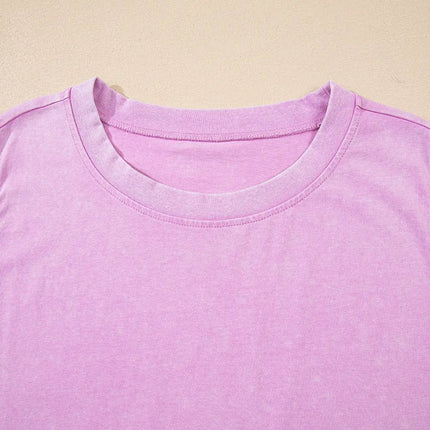 Phalaenopsis 2 Pieces Mineral Wash Cotton Tank Top Lined Split Skirt Set Dear-Lover Dropshipping