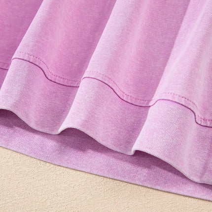 Phalaenopsis 2 Pieces Mineral Wash Cotton Tank Top Lined Split Skirt Set Dear-Lover Dropshipping